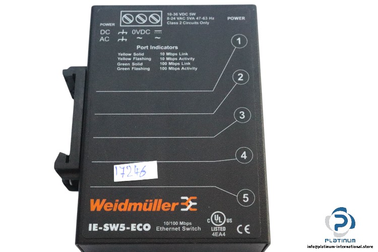 weidmuller-IE-SW5-ECO-ethernet-switch-(used)-2