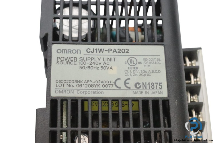 omron-CJ1W-PA202-power-supply-unit-(used)-1