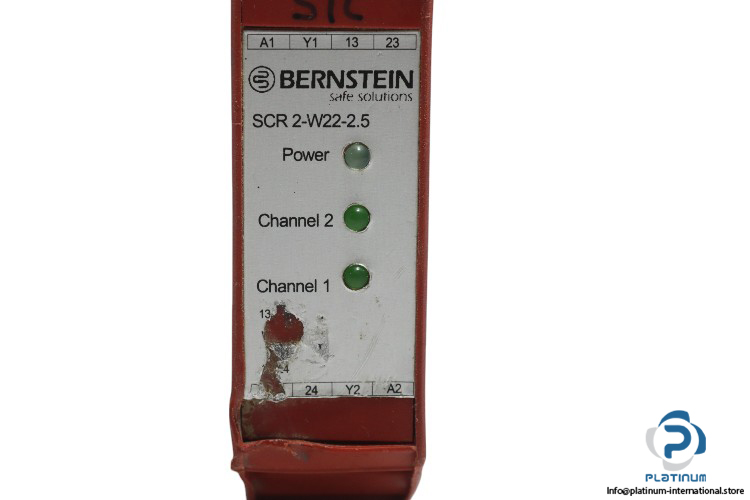 bernstein-SCR-2-W22-2.5-safety-relay-(used)-1