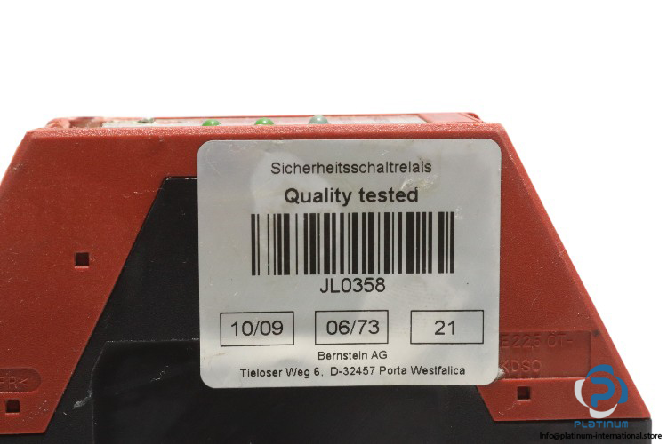 bernstein-SCR-2-W22-2.5-safety-relay-(used)-3