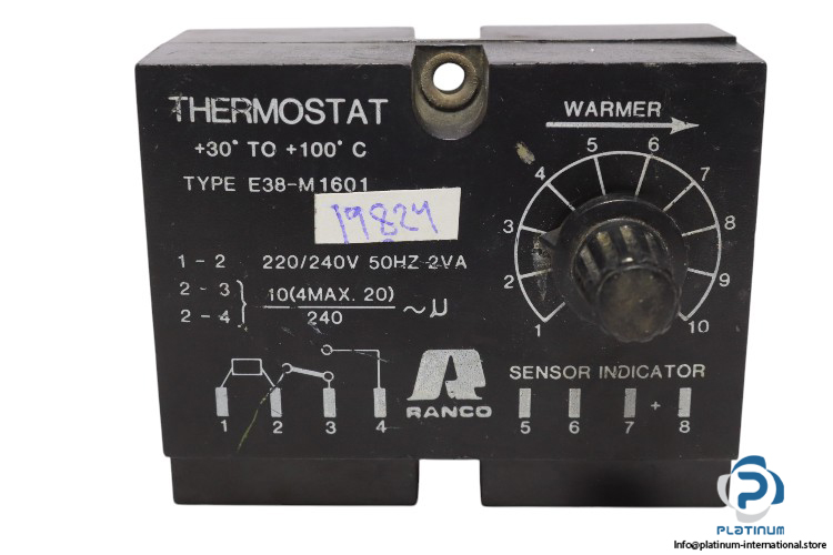 ranco-E38-M1601-temperature-controller-used-1
