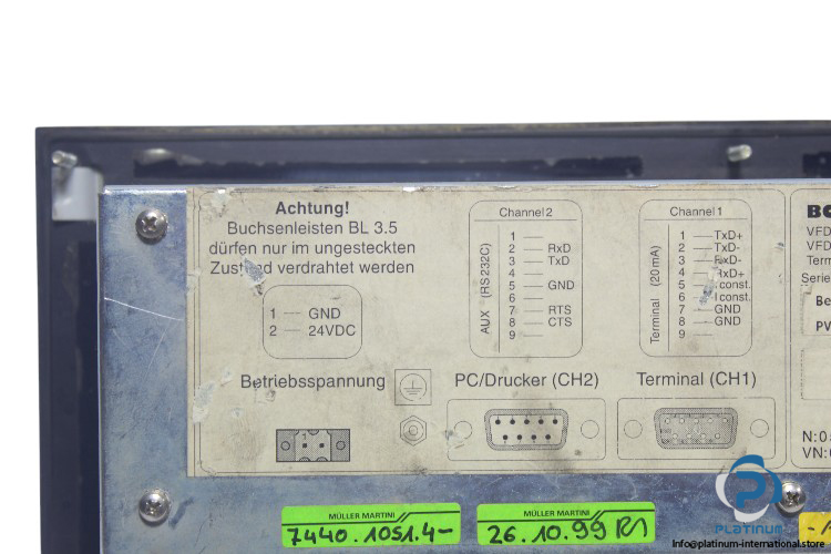 eberle-BC52-P-operator-control-panel-used-3