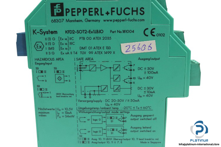pepperl-fuchs-KFD2-SOT2-EX1.LB.IO-switch-amplifier-(Used)-3