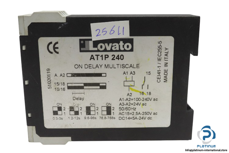 lavato-AT1P-240-on-delay-time-relay-(used)-2