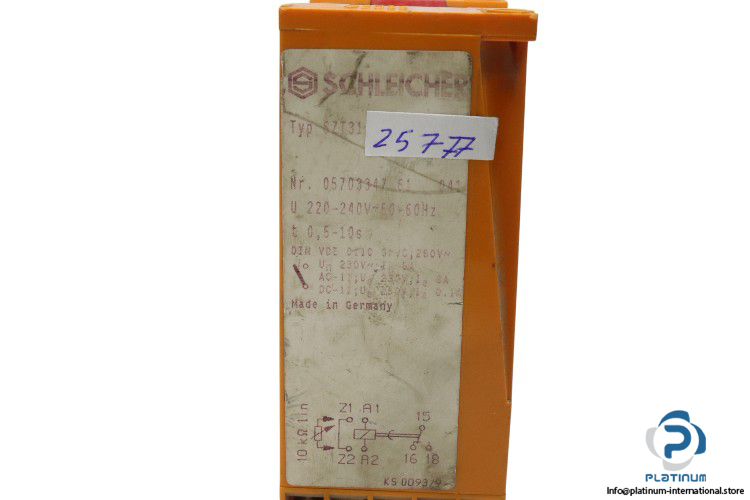 schleicher-SZT31-time-relay-(used)-2