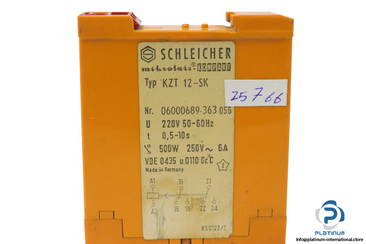 schleicher-KZT-12-SK-time-relay-(used)-2