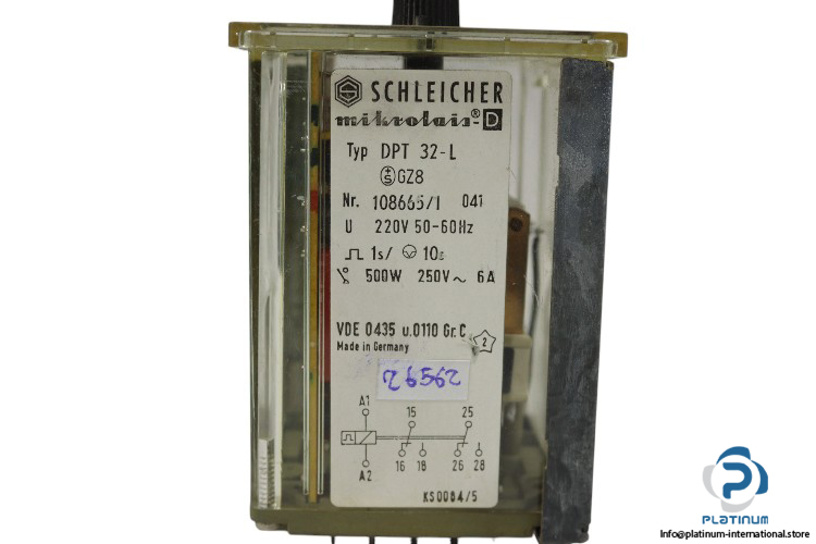 Schleicher-DPT32-L-time-relay(used)-3