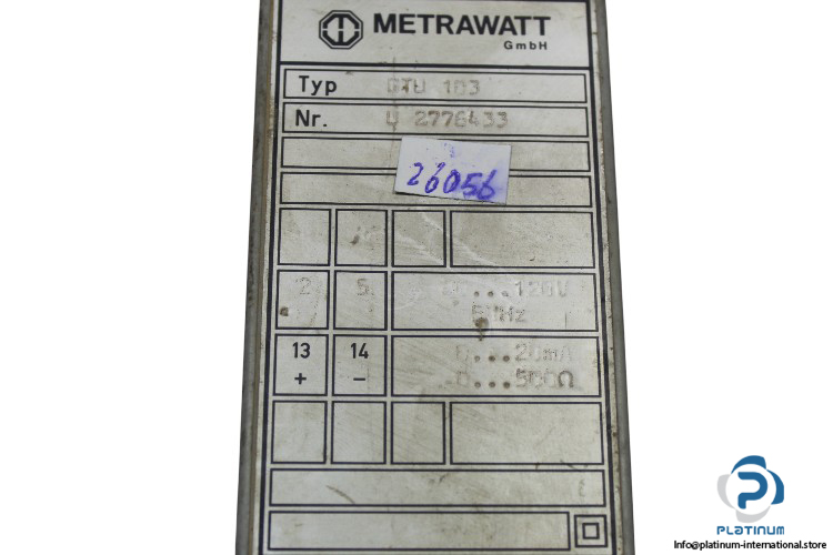 metrawatt-GTU-103-measuring-transducer-(used)-1
