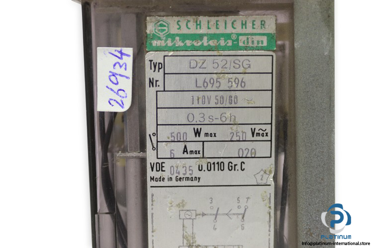 schleicher-DZ-52_SG-L695-596-time-relay-(used)-2