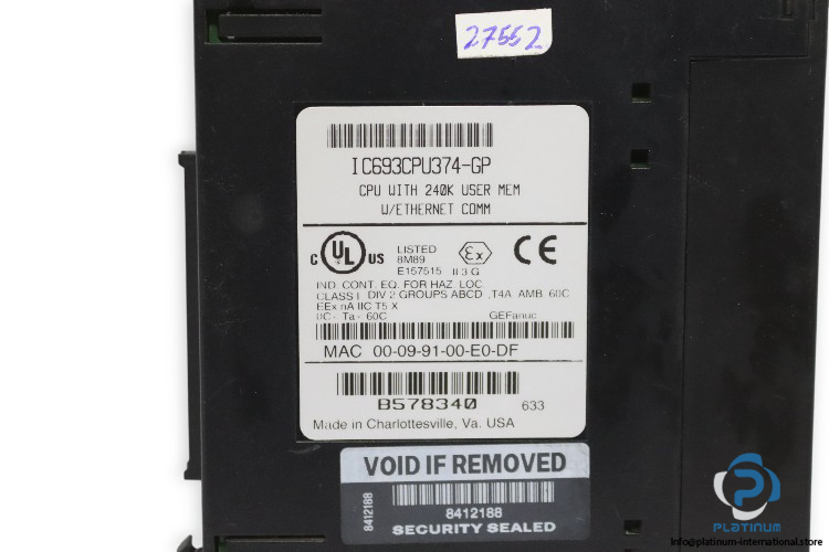 ge-fanuc-IC693CPU374-GP-cpu-module-(used)-2