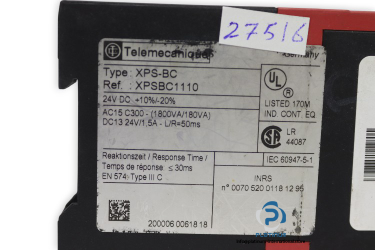 telemecanique-XPSBC1110-module-two-hand-control-(used)-2
