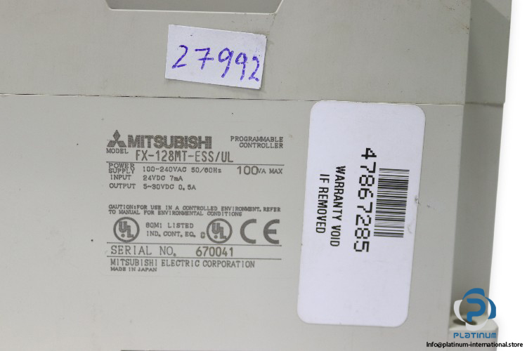 mitsubishi-FX-128MT-ESS_UL-programmable-controller-(used)-3