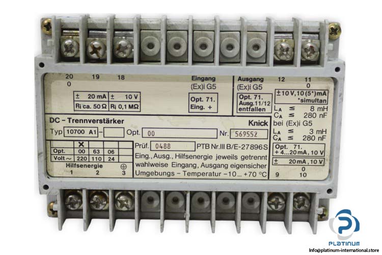 knick-10700-A1-isolation-amplifier-(used)-1