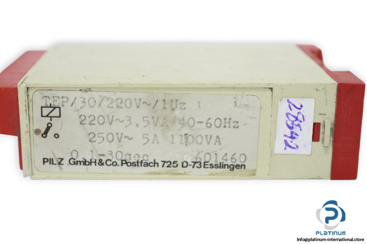 pilz-TEP-30-220VAC-1UZ-safety-relay(used)-2