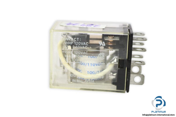 omron-LY2-100_110-VDC-plug-in-power-relay-(New)-3