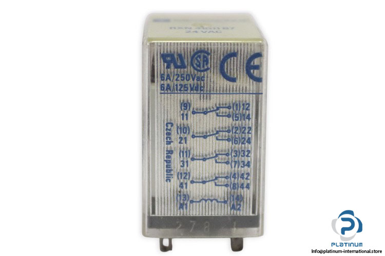 telemecanique-RXN41G11B7-miniature-plug-in-relay-(Used)-3