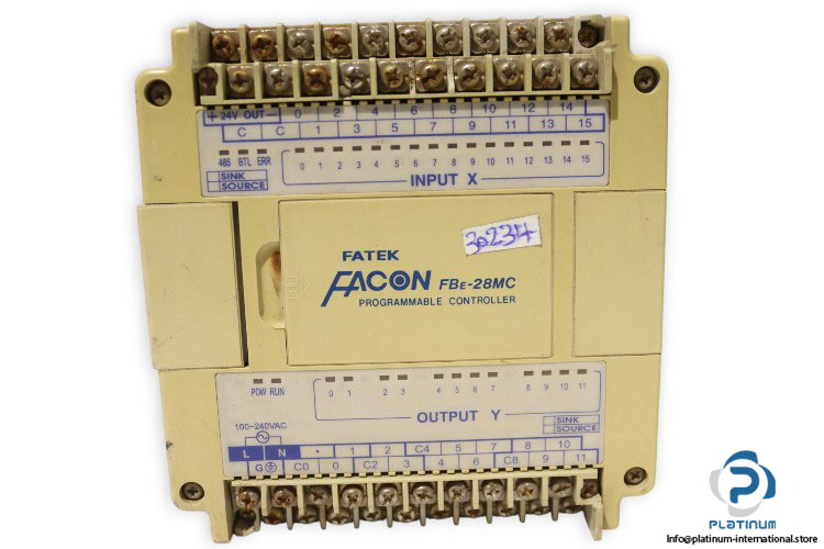 fatek-facon-FBE-28MC-programmable-controller-used-1