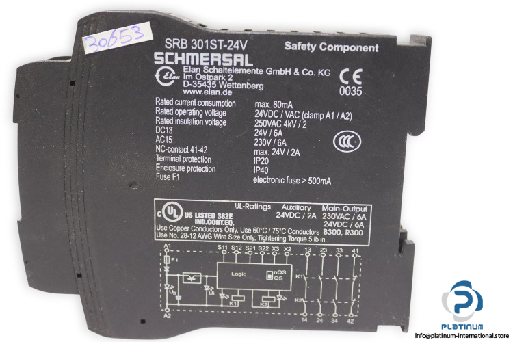 schmersal-srb301st-24v-safety-relay(used)-1