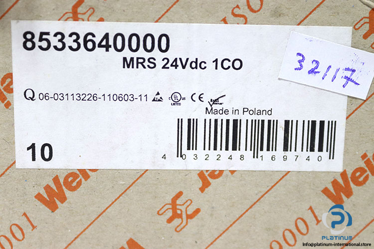 weidmuller-MRS-24VDC-1CO-relay-module-(New)-4