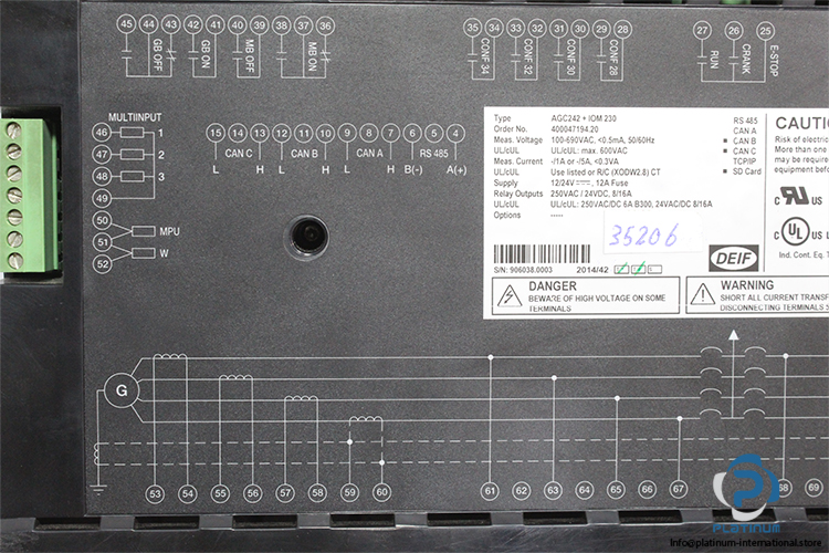 deif-AGC242-IOM-230-automatic-genset-controller-(Used)-6