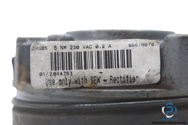 sew-BMG05-230V-5Nm-electric-brake-used-4