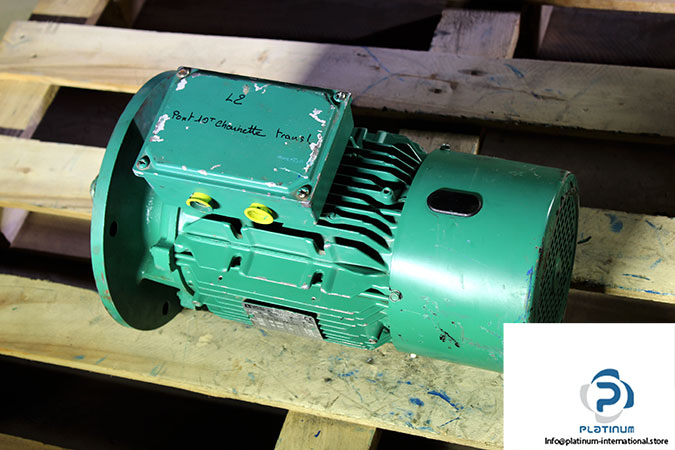 leroy-somer-LS100L-DP-T-brake-motor-used-1