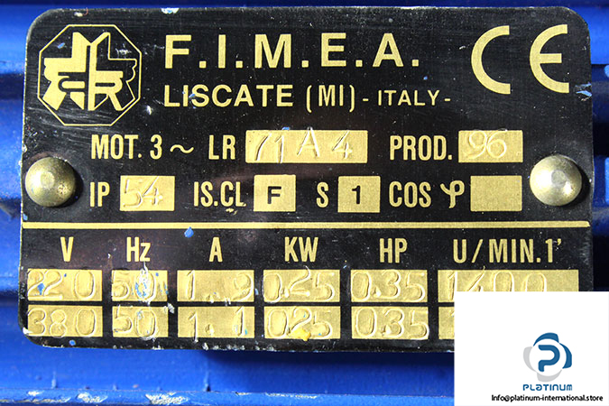 fimea-LR71A4-brake-motor-used-2