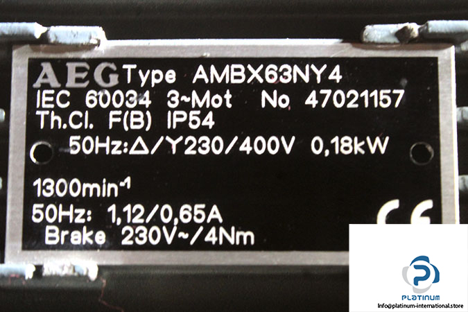 aeg-AMBX63NY4-brake-motor-used-2