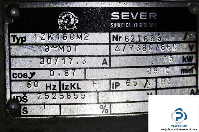 sever-1ZK160M2-3-phase-electric-motor-used-2