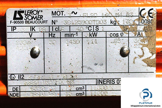 leroy-somer-FLSD-160-M4-B3-3-phase-electric-motor-used-2