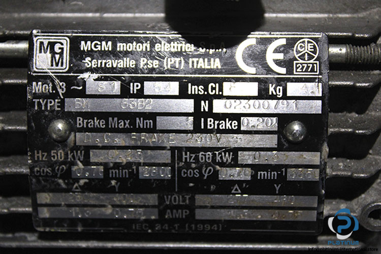 mgm-BM63B2-brake-motor(used)-2