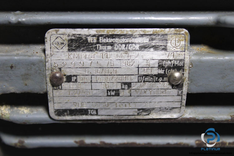 VEM-KMERa112M4-2-3-phase-electric-motor(used)-2