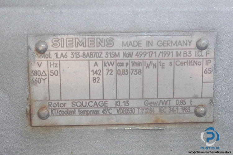 siemens-1LA6-313-8AB70Z-315M-3-phase-electric-motor-new-4