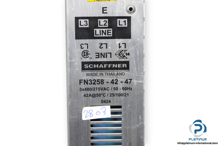 schaffner-FN3258-42-47-3-phase-filter-(used)-2