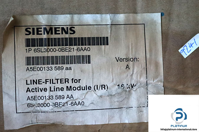 siemens-6SL3000-0BE21-6AA0-line-filter-used-3