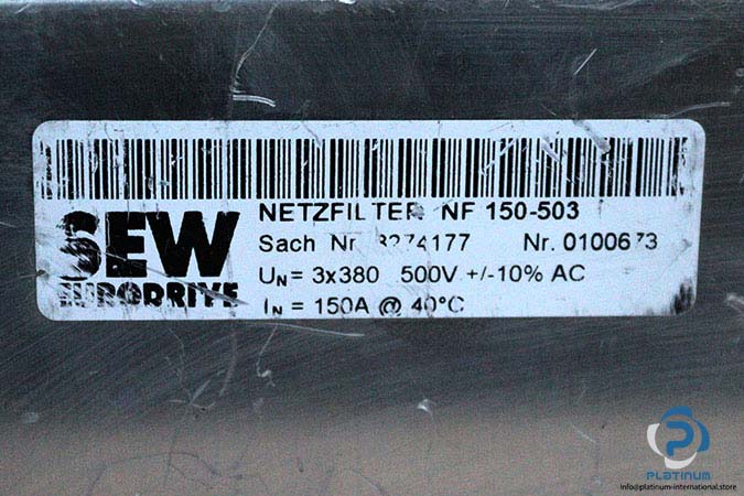 sew-NF150-503-line-filter-(Used)-2