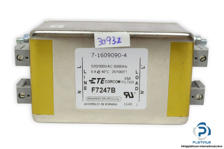 te-corcom-F7247B-emi-filter-(Used)-1