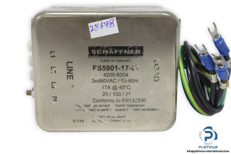 schaffner-FS5901-17-07-3-phase-emc-filter-(Used)-1