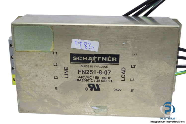 schaffner-FN251-8-07-filter-used-1