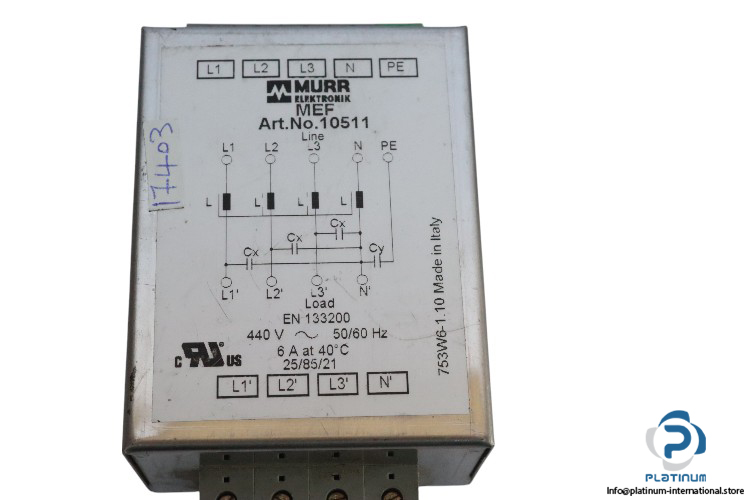 murr-10511-emc-filter-(used)-2