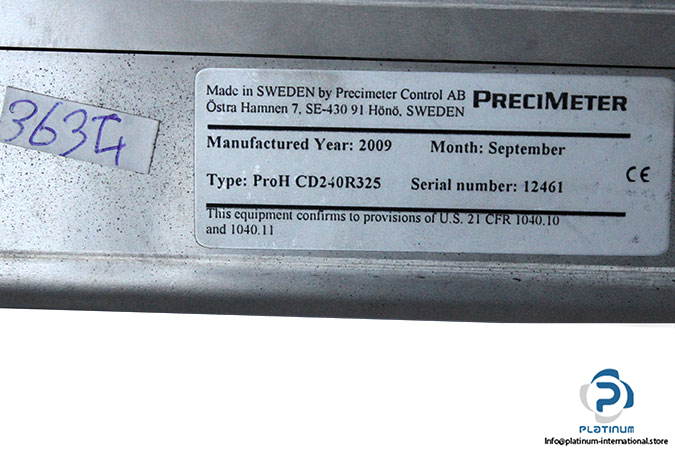 preci-meter-PROH-CD240R325-digital-camera-sensor-(used)-5