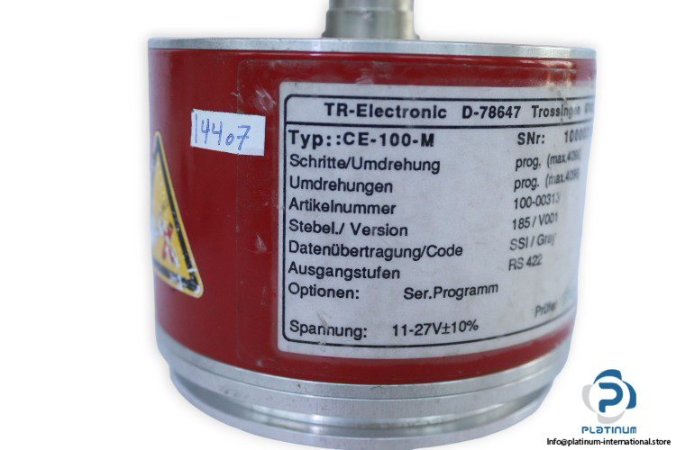 tr-electronic-CE-100-M-100-00313-absolute-encoder-(Used)-2