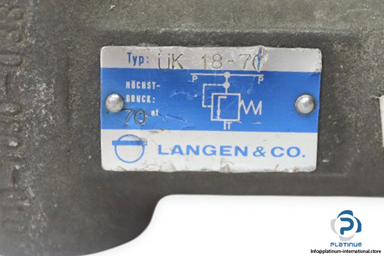 LANGEN-UK18-70-pressure-relief-valve(used)-1