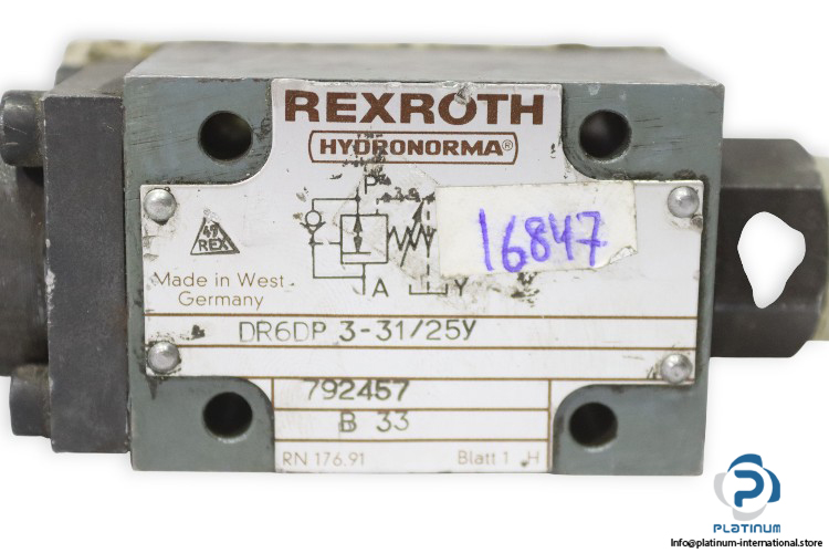 rexroth-DR6DP-3-31_25Y-direct-operated-pressure-reducing-valve-(used)-1