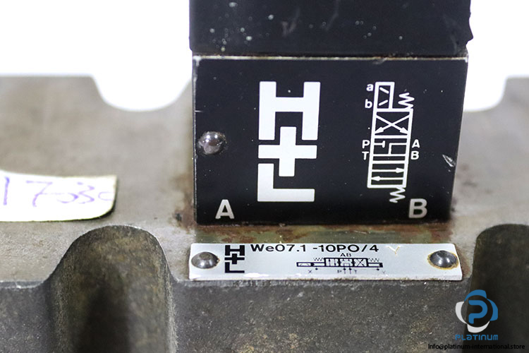 hartmann-lammle-WE07.1-10PO-4Y-directional-control-valve(used)-1