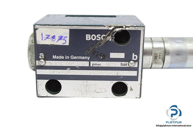 Bosch-0-810-091-270-solenoid-operated-directional-valve-without-coil(used)-1