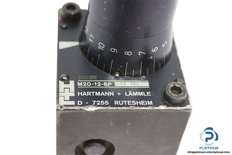 hartmann-lammle-M20-12-6P-243-0D-pressure-control-valve(used)-1