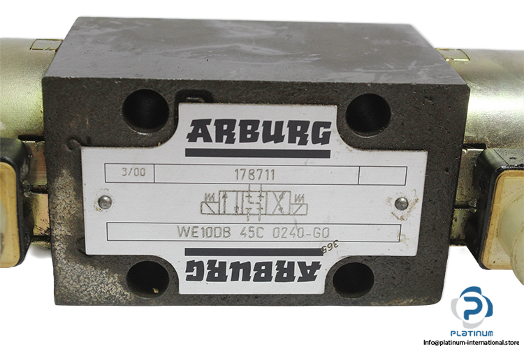 Arburg-WE10DB85C0240-G0-solenoid-operated-directional-valve(used)-2