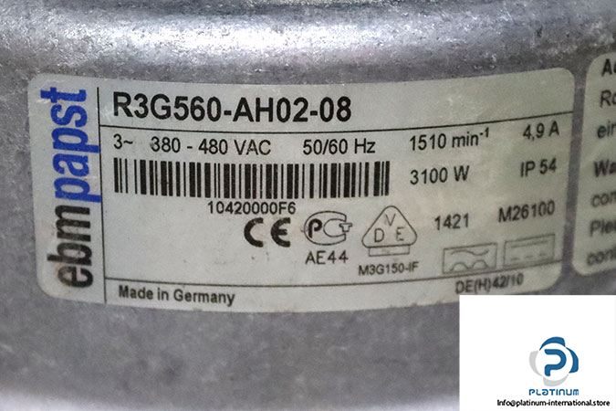 ebmpapst-R3G560-AH02-08-centrifugal-fan-(Used)-2