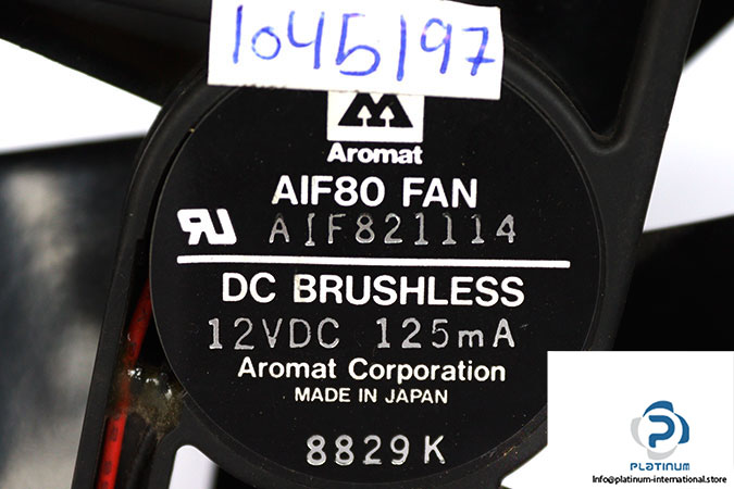 aromat-corporation-AIF821114-axial-fan-Used-1